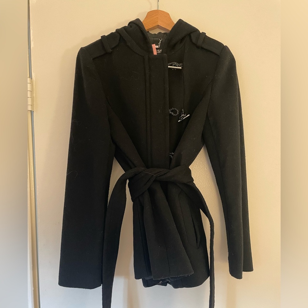 Express Women's Black Toggle Coat - image 3